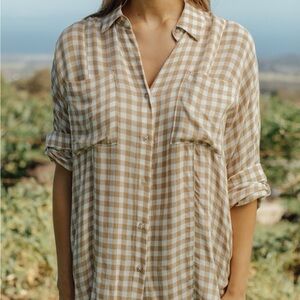 Madison Neuflora Checkered Top